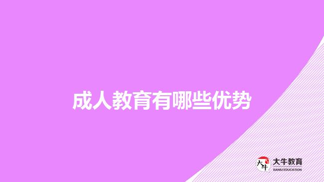 成人教育有哪些優(yōu)勢