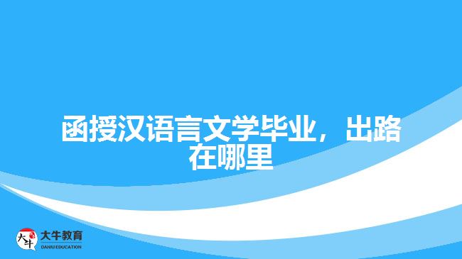 函授漢語言文學(xué)畢業(yè)，出路在哪里