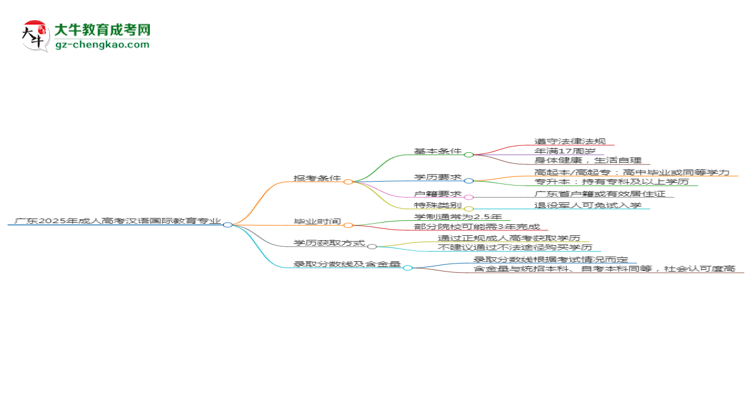 廣東2025年成人高考漢語國際教育專業(yè)報考條件詳解