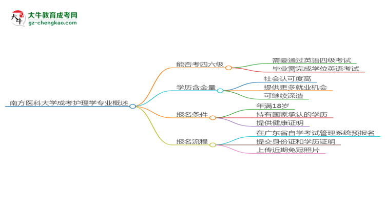 南方醫(yī)科大學(xué)2025年成考護理學(xué)專業(yè)生可不可以考四六級？