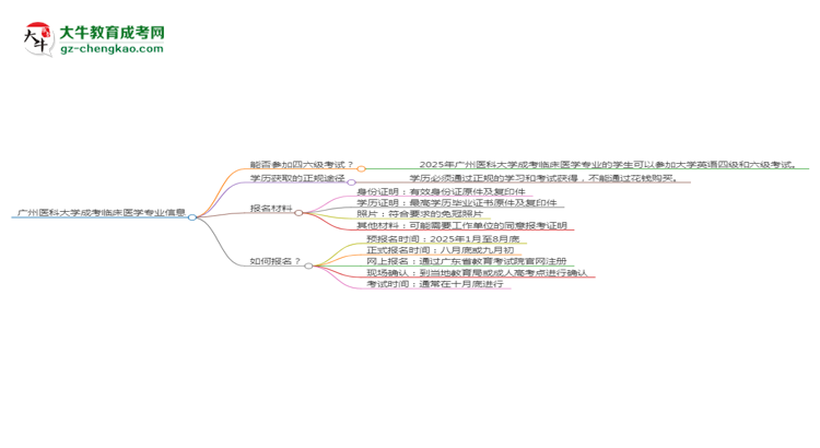 廣州醫(yī)科大學(xué)2025年成考臨床醫(yī)學(xué)專業(yè)生可不可以考四六級(jí)？