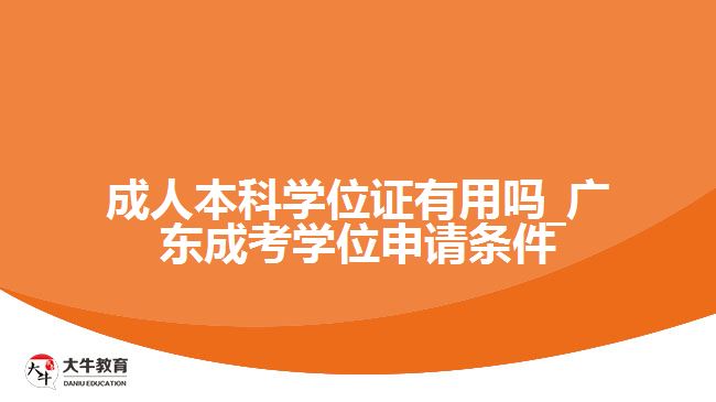 成人本科學(xué)位證有用嗎_廣東成考學(xué)位申請(qǐng)條件