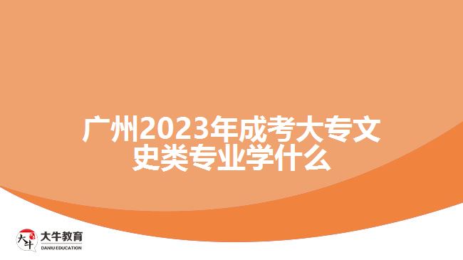 2023年成考大專文史類專業(yè)學什么