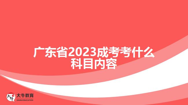 廣東省2023成考考什么科目內(nèi)容