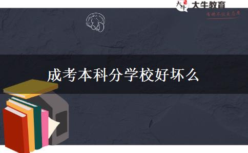 成考本科分學(xué)校好壞么