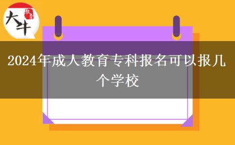 2024年成人教育?？茍竺梢詧髱讉€學(xué)校