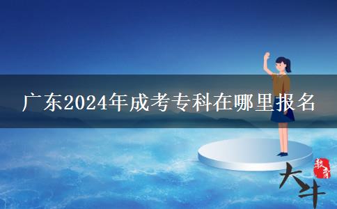 廣東2024年成考?？圃谀睦飯?bào)名