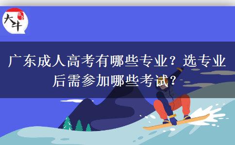 廣東成人高考有哪些專業(yè)？選專業(yè)后需參加哪些