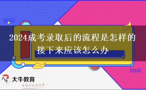 2024成考錄取后的流程是怎樣的 接下來應(yīng)該怎么辦