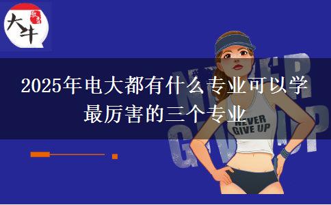 2025年電大都有什么專業(yè)可以學 最厲害的三個專業(yè)